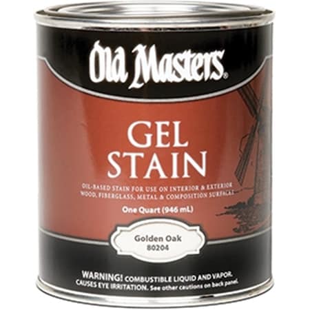 Gizmo 80204 Golden Oak Gel Stain - 1 Quart GI3570906